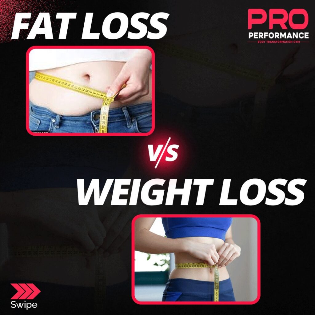 Fatloss vs Weightloss